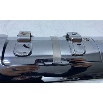 Harley Davidson CVO 4" Exhaust Slip On Muffler Chrome Shield Genuine OEM 17-21