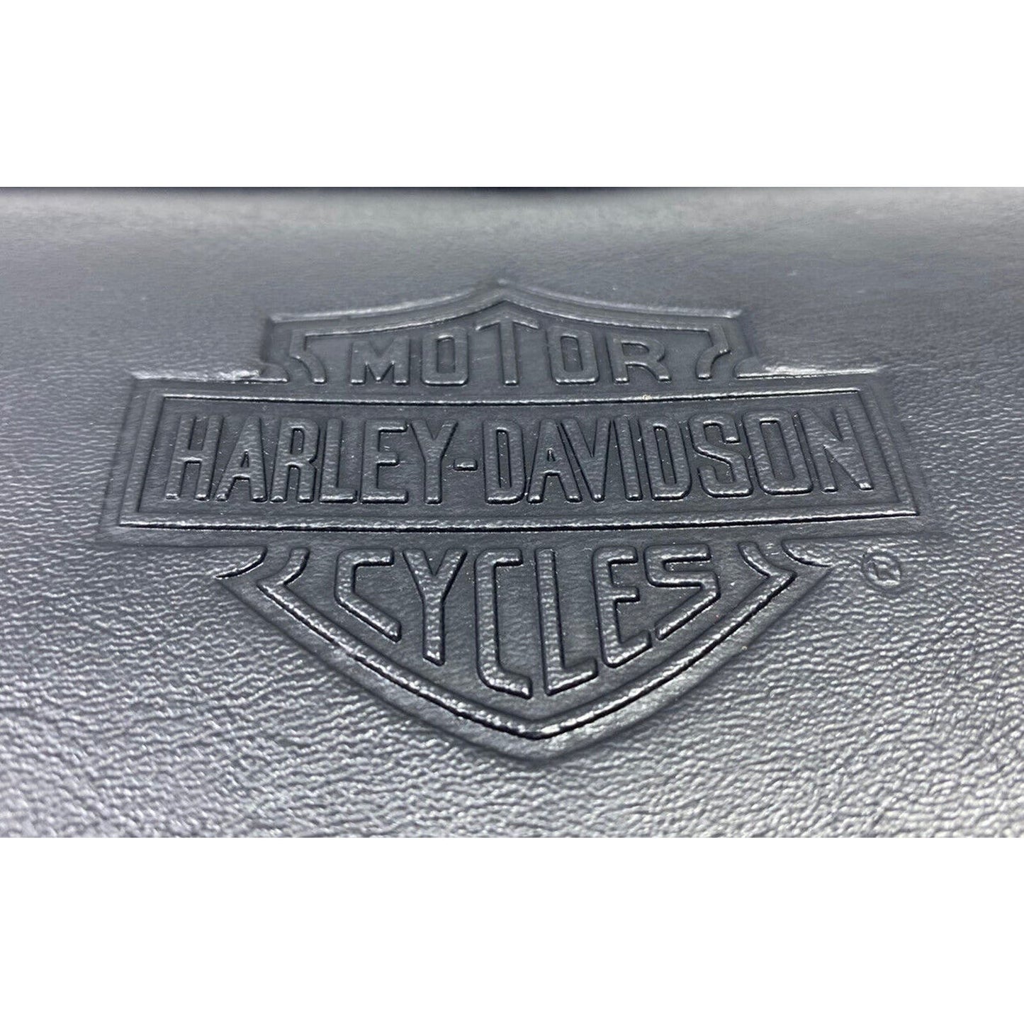 HARLEY DAVIDSON SISSY BAR BACKREST PAD PASSENGER EMBOSSED BAR & SHIELD TOURING