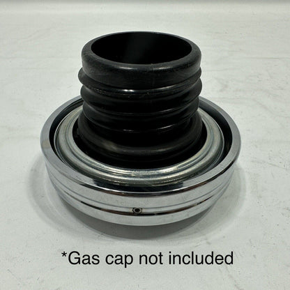 RON SIMMS BAY AREA CUSTOM CYCLES POLISHED SCALLOP GAS CAP COVER HARLEY CUSTOM