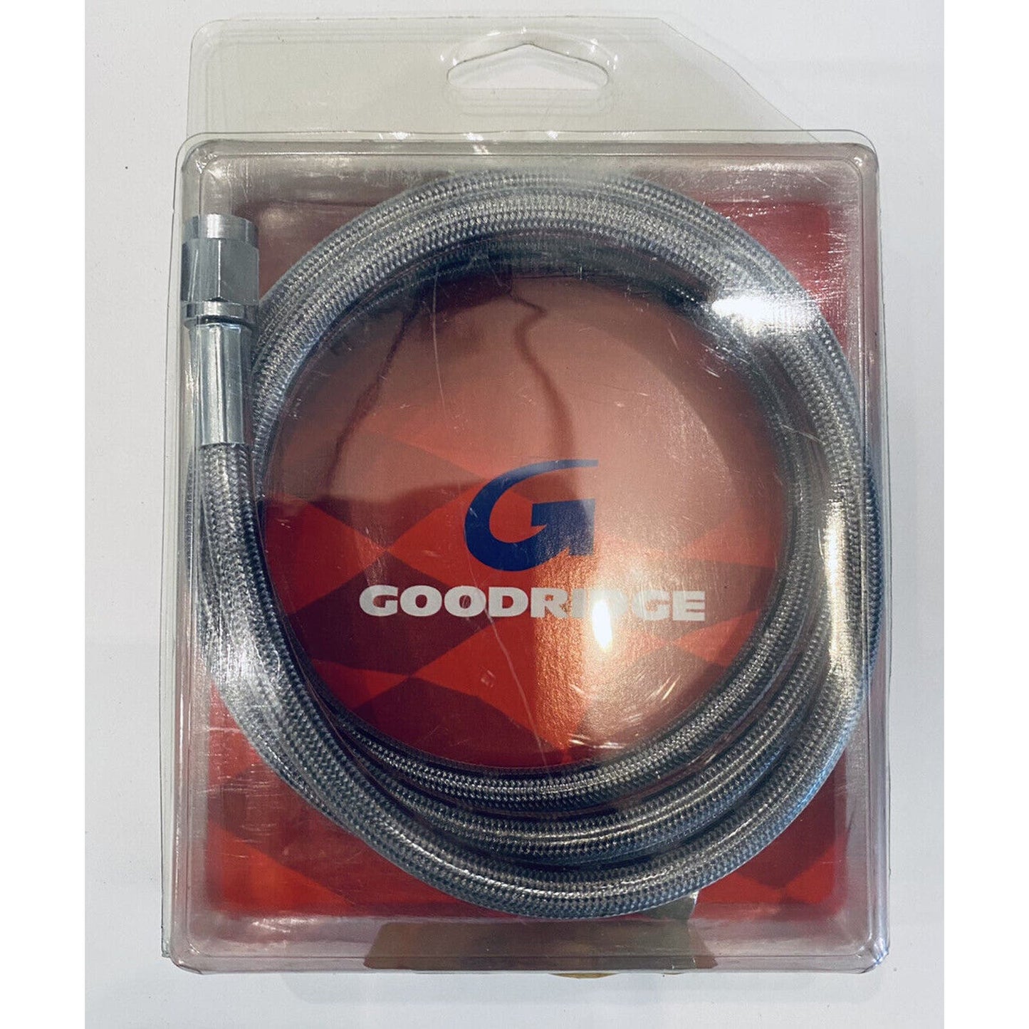 GOODRIDGE PLATINUM STEEL BRAIDED BRAKE LINE 54" CLEAR COATED 80354 14167