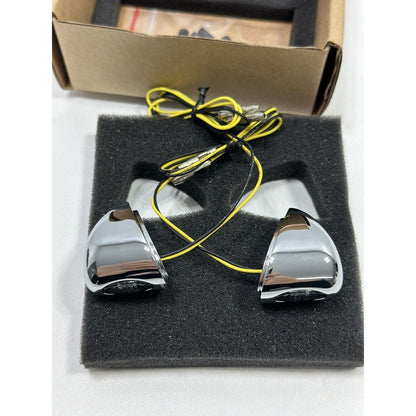 Kodlin Elypse LED Front Chrome Turn Signals For 2015+ Harley Davidson Roadglide