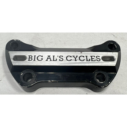 Big Al Cycles Harley-Davidson Black Aluminum Handlebar Riser Top Clamp 1 inch