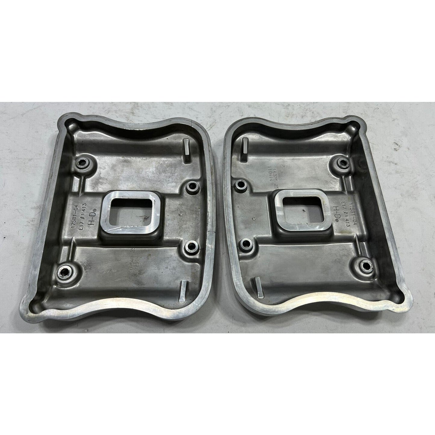 Harley-Davidson OEM Sportster Rocker Box Covers Tops Pair 04 Up 17581-04