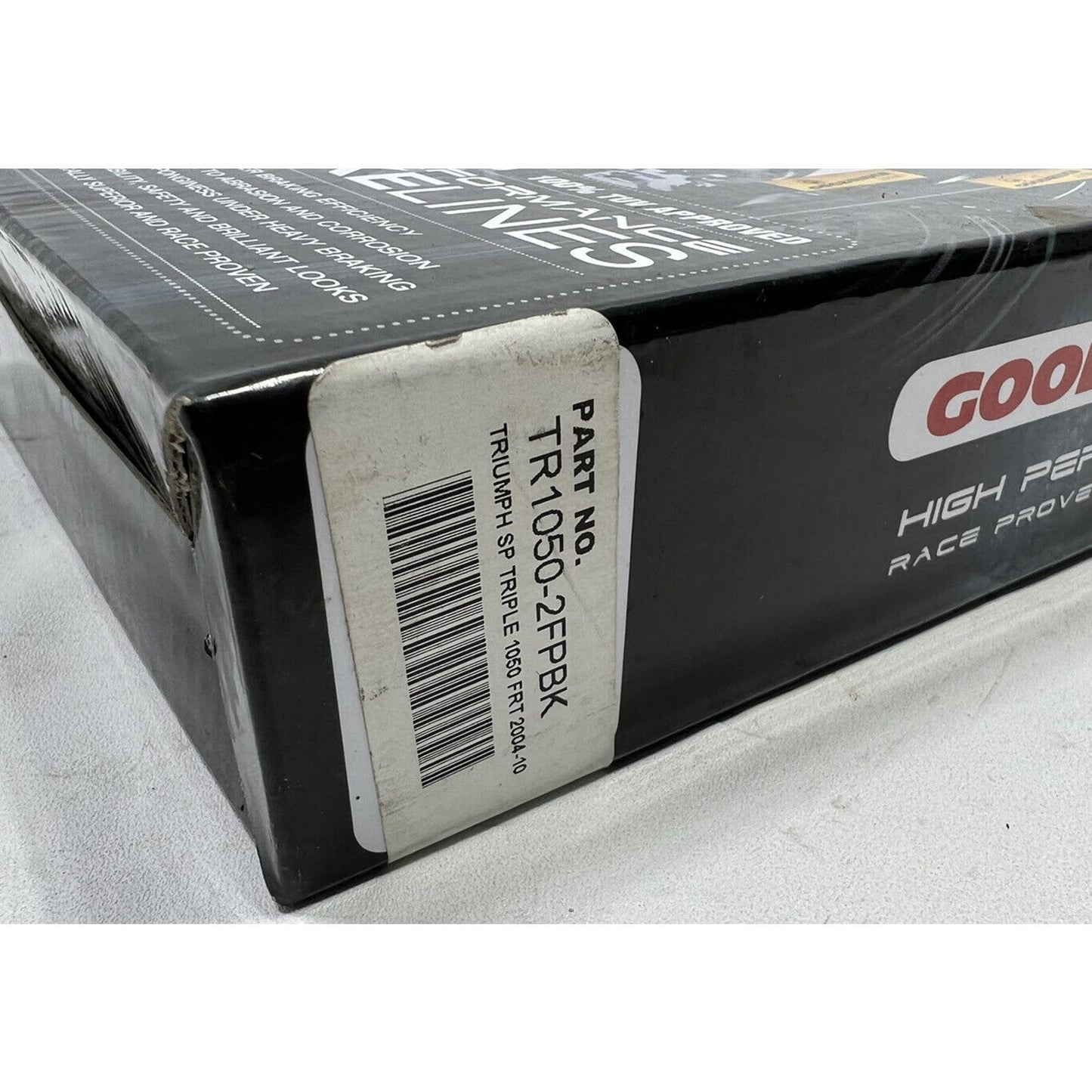 Goodridge Front Brake Line Triumph Speed Triple 1050 2004-2010 TR1050-2FPBK