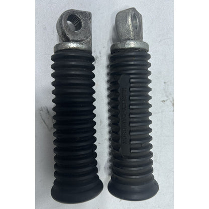 OEM 88-20 Genuine Harley-Davidson Black Rubber 1" Foot Pegs