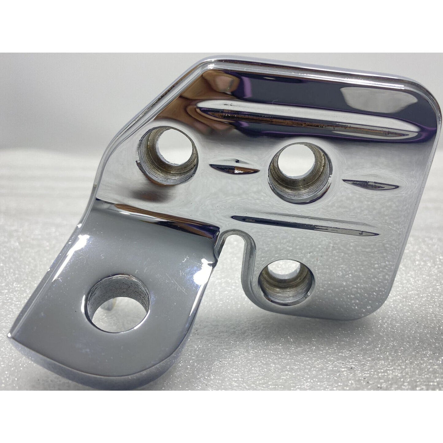 Arlen Ness 84-99 Softail Chrome Kickstand Bracket FXST Harley Ball Milled #13