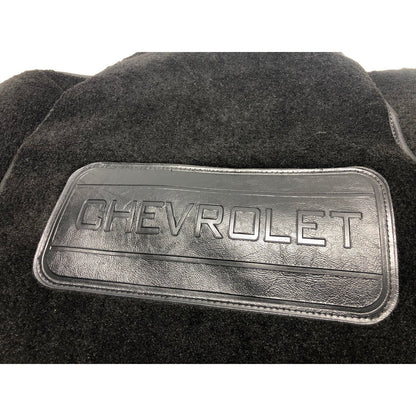 GENUINE NOS CHEVY 00-06 CHEVROLET SUBURBAN FRONT REAR BLACK CARPET FLOOR MATS