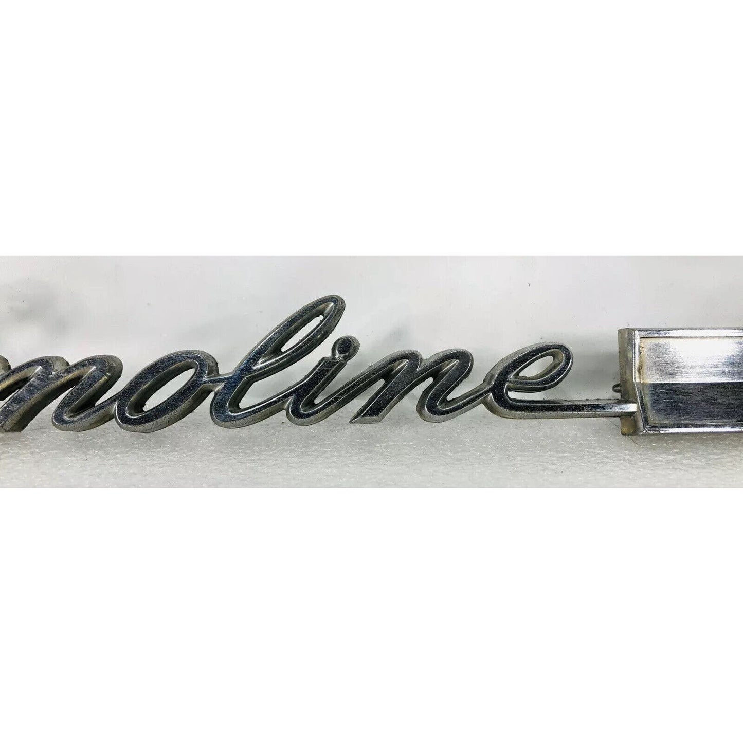 ECONOLINE E200 E100 E300 DOOR BADGE EMBLEM SCRIPT 70 71 72 73 74 1970 1971 VAN