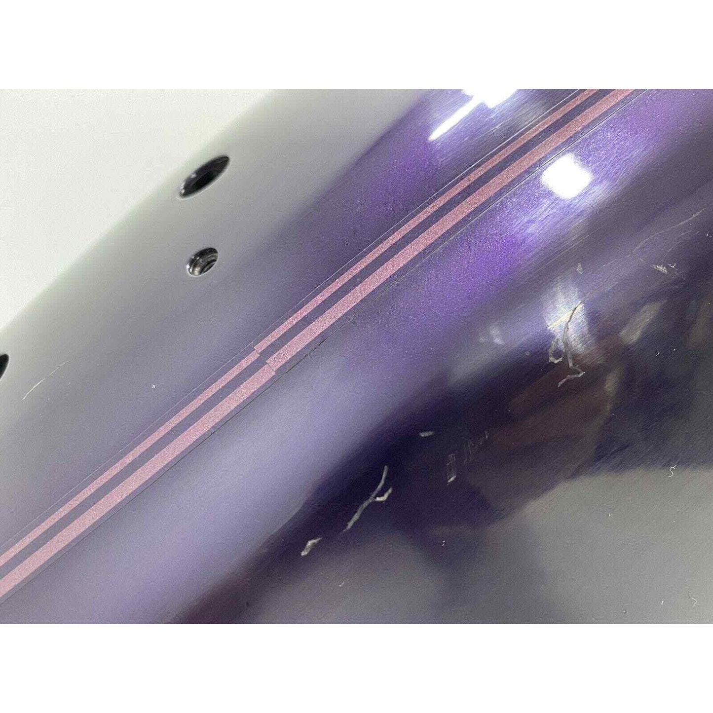 Yamaha V Star XVS 650 Rear Wheel Fender Purple With Purple Pinstripe Custom