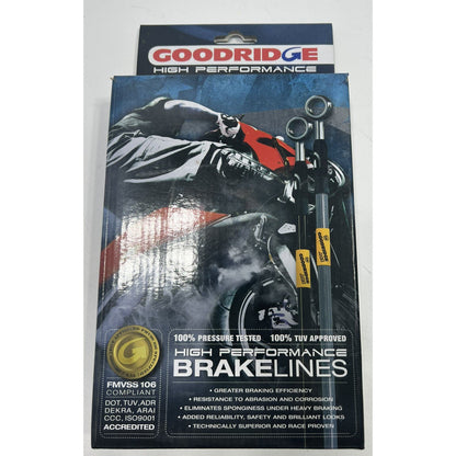 Goodridge HN2893-2FZ Sportbike Brake Line Kit 2012-2015 CBR 1000 CBR1000RR Front