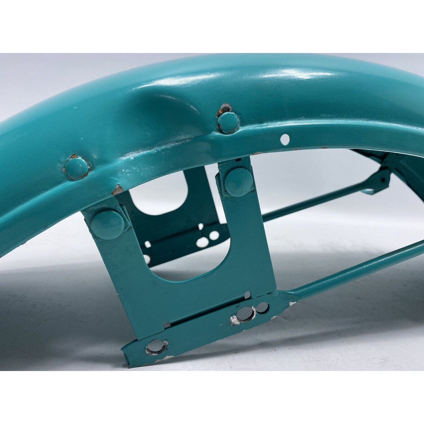 Triumph Norton BSA Harley Honda Chopper Bobber Teal Rigid Custom Fender