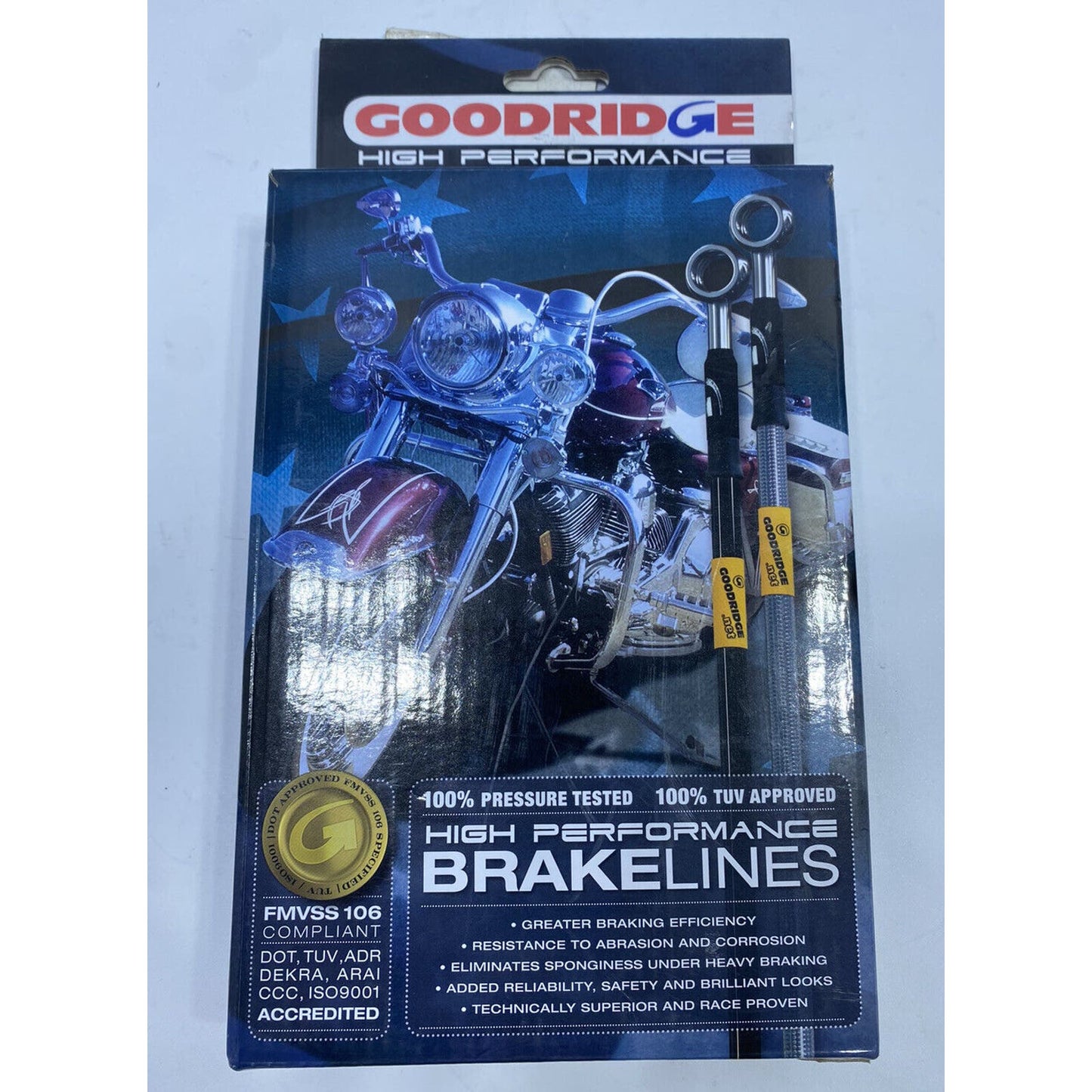 Goodridge Econline ABS Brake Line Kit 03-7091 Road Glide FLTR Quadfront ABS