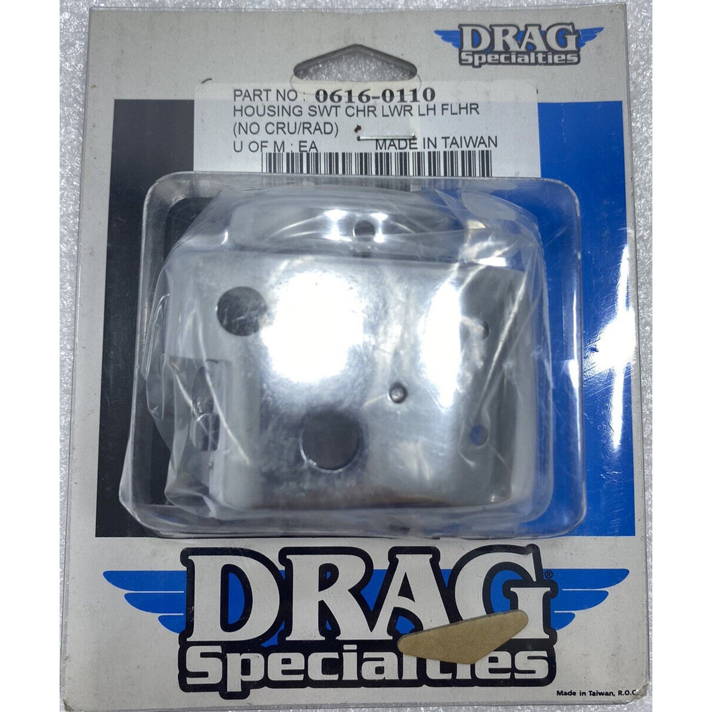 DRAG SPECIALTIES HSG SW STD CHR LWR LH 0616-0110