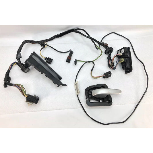 08-15 SMART FORTWO COUPE LEFT DRIVER DOOR WIRING HARNESS HANDLE WINDOW SWITCHES