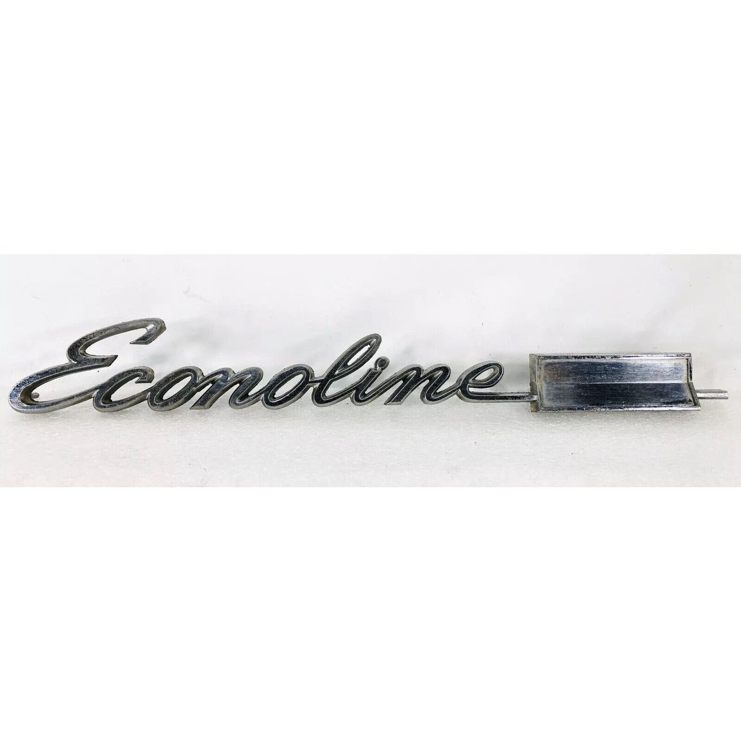 ECONOLINE E200 E100 E300 DOOR BADGE EMBLEM SCRIPT 70 71 72 73 74 1970 1971 VAN