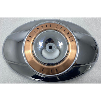 HARLEY DAVIDSON CHROME 96'' AIR CLEANER COVER FLHX CHROME COPPER STICKER