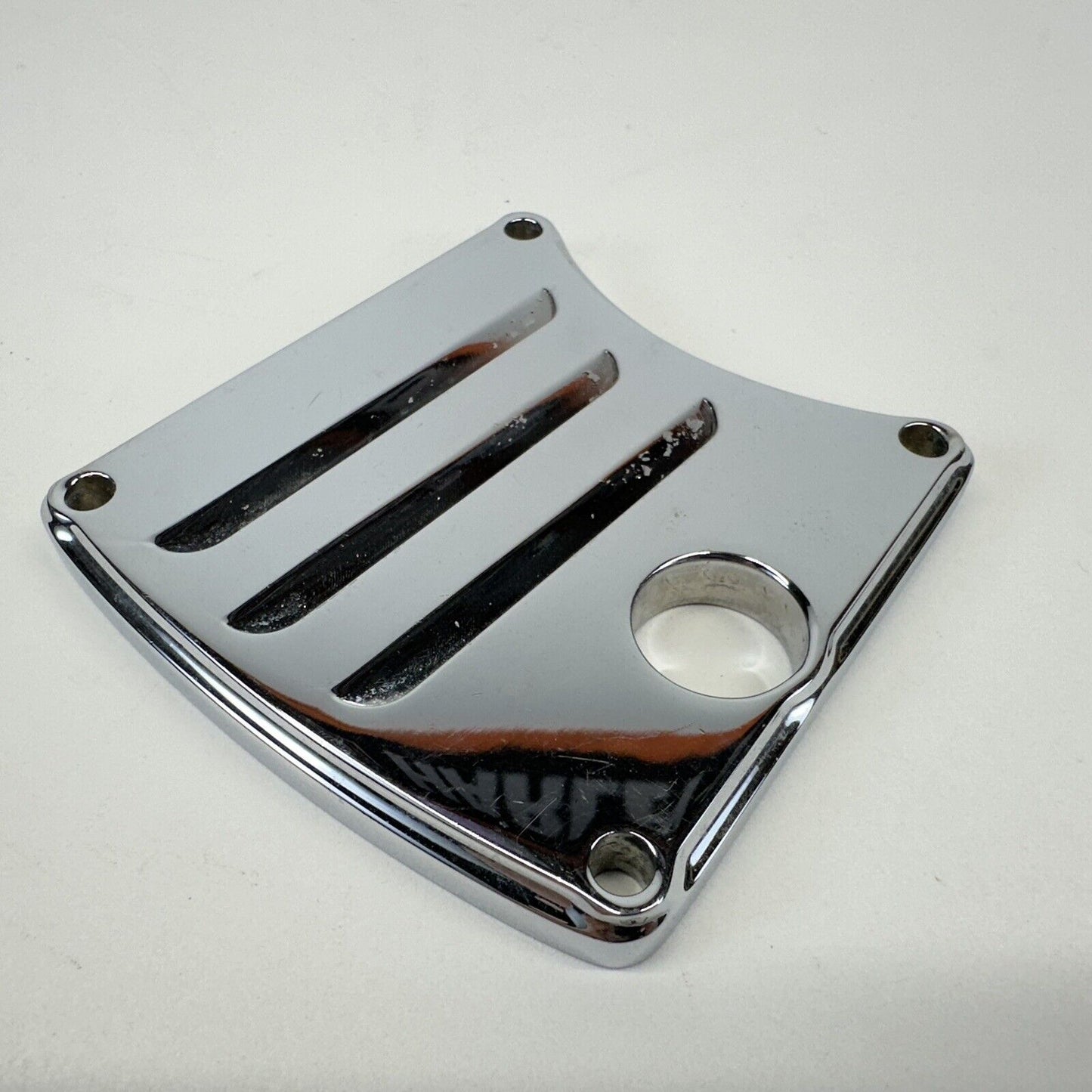 Louvered Chrome Primary Inspection Cover Harley FXR FXRT FXRP FXRD Mid Controls