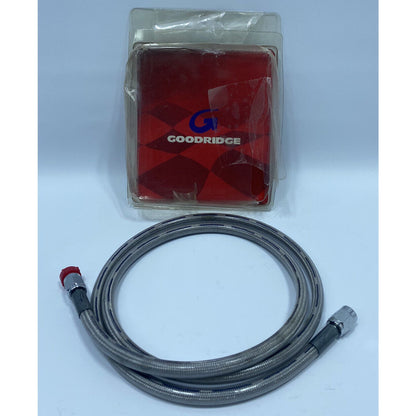 Goodridge 80340 Clear-Coat Braided Brake Line Stainless Steel 40” 14147