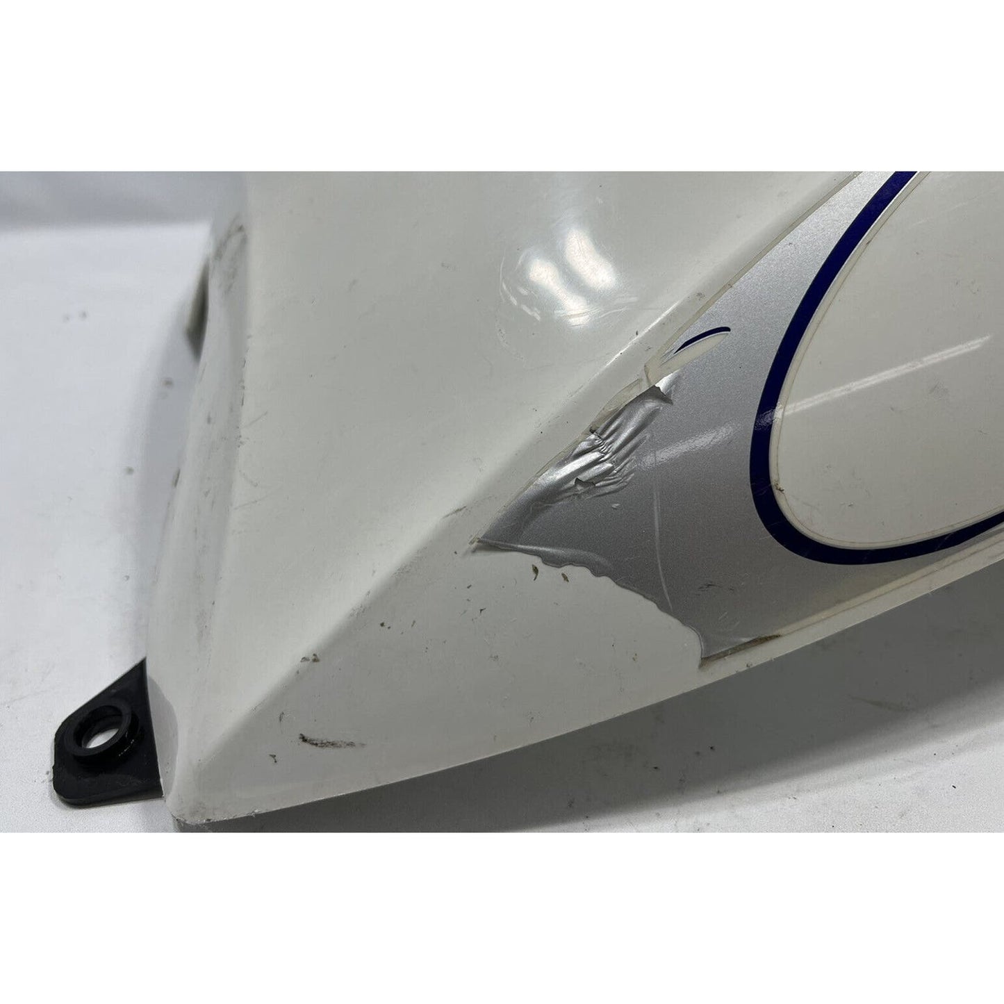 DAMAGED 99-02 BUELL LIGHTNING GAS TANK COVER FUEL WHITE