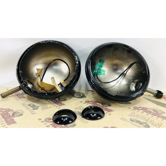 INDIAN MOTORCYCLE FRONT DRIVING LIGHTS PASSING LAMPS FOG CHIEF 5”