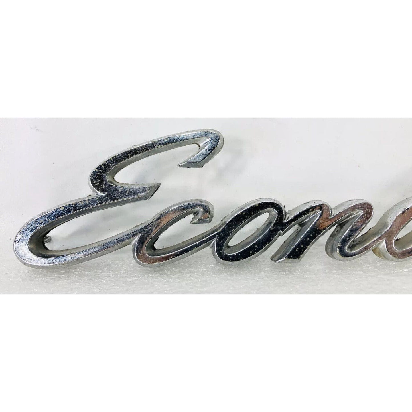 ECONOLINE E200 E100 E300 DOOR BADGE EMBLEM SCRIPT 70 71 72 73 74 VAN 1969 1970