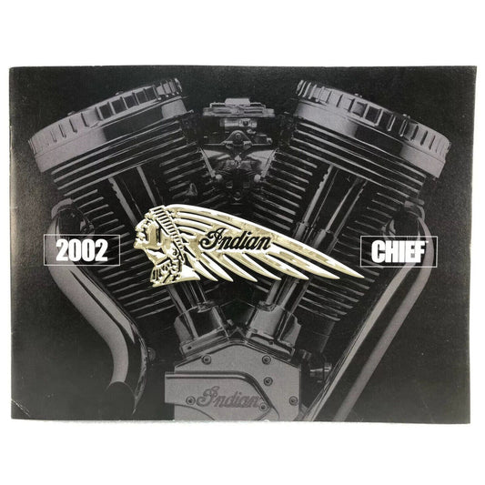 2002 Gilroy Indian Chief Deluxe Roadmaster Dealer Sales Brochure 98-080 100