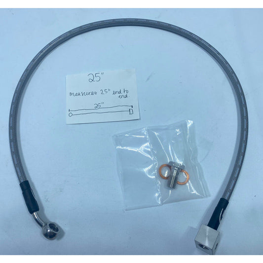 Goodridge Metric ABS Front Brake Line Kit - YA0907-1FC 13-15 MT-09 25.5”