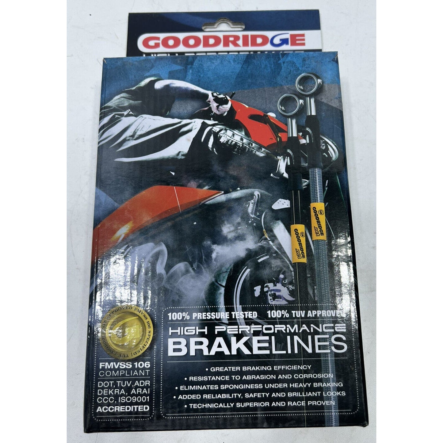 Goodridge Z-Street Rear Brake Line Kit Triumph Rocket 3 2004-2013 TR2294-1RZ