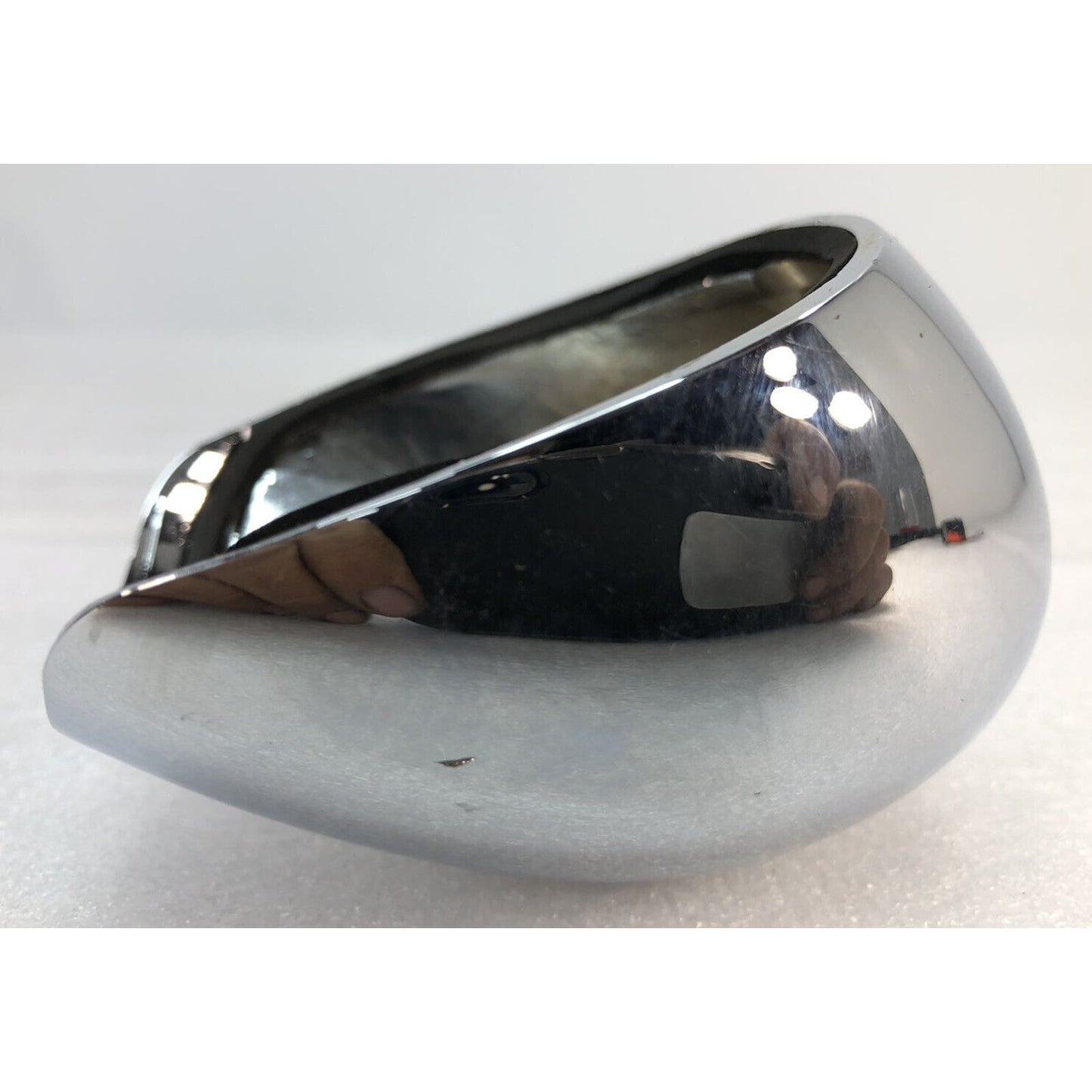 GILROY INDIAN MOTORCYCLE CO. CHROME RIGHT REAR TURN SIGNAL LENS HOUSING 68-002