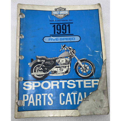 Harley Davidson 1991 Parts Catalog Sportster 883 1200 Hugger XL