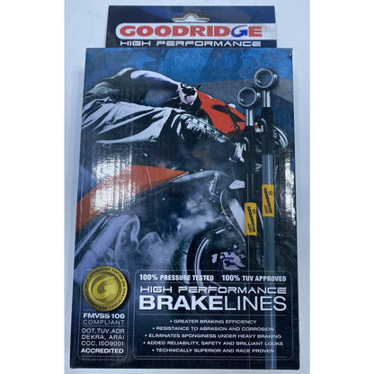 Goodridge Metric ABS Front Brake Line Single- YA0623-1FC Yamaha XJSAP