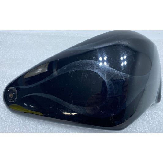 99-03 Yamaha Road Star XV1600 Right Side Cover Fairing Black Ghost Flame