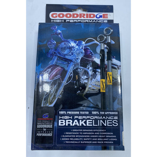 Goodridge Econline ABS Brake Line Kit 03-6762 Dyna FXDF FXDWG 2012-2015