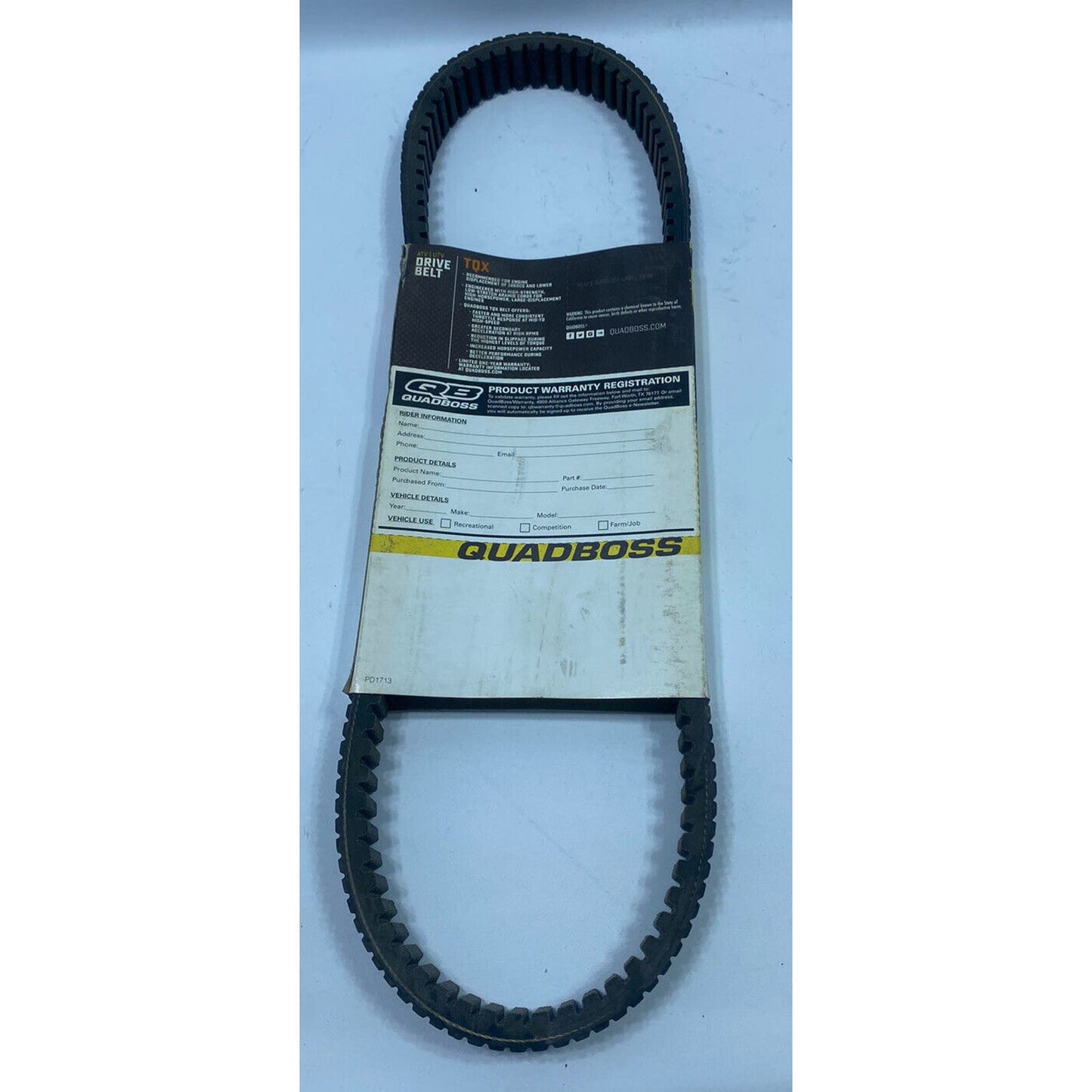 Quadboss TQX Drive Belt 414699 John Deere Gator ATV UTV 4X4 HPX2252