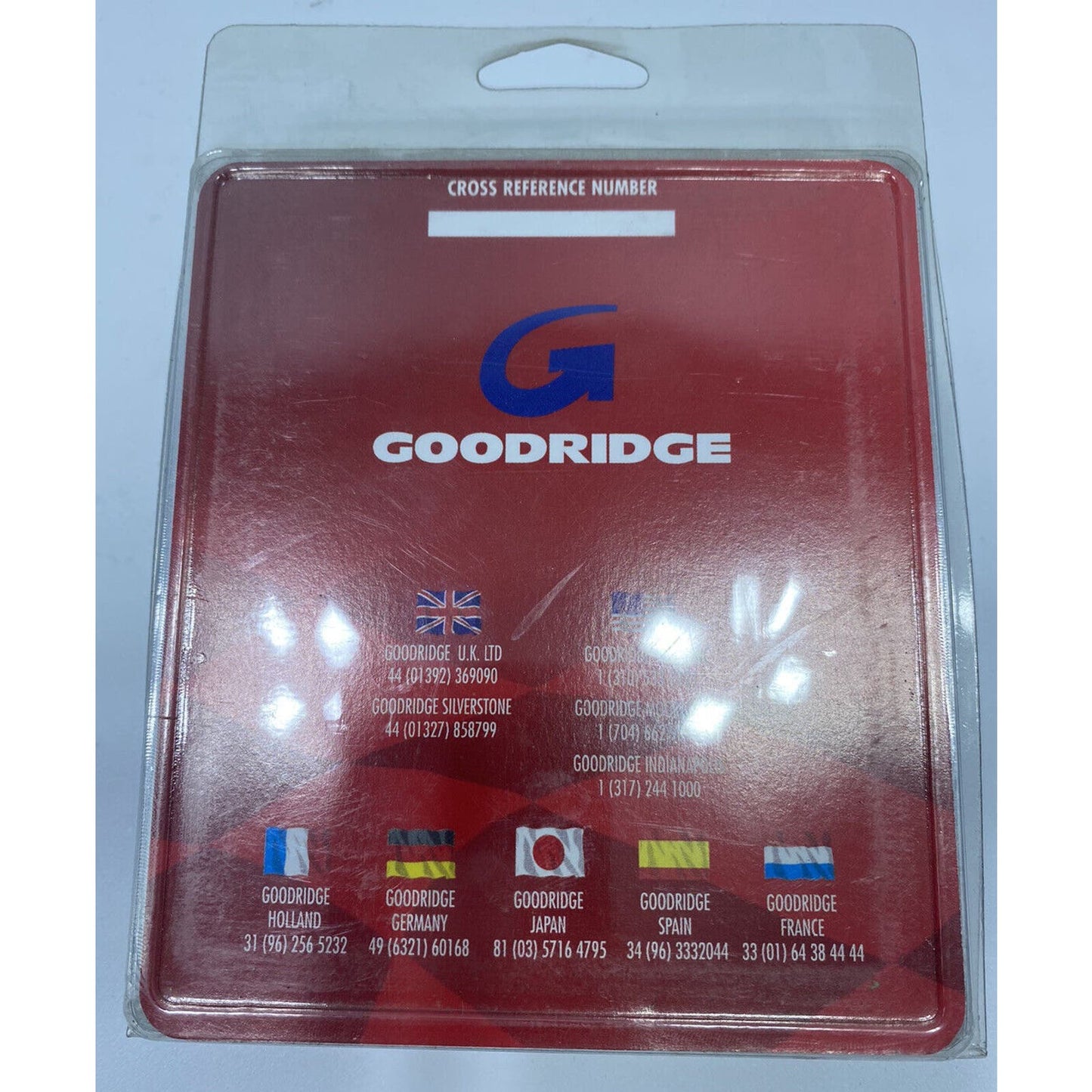 Goodridge 80346 Clear-Coat Braided Brake Line Hose Stainless Steel 46” 14148