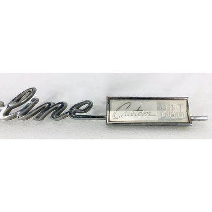 ECONOLINE E200 E100 E300 DOOR BADGE EMBLEM SCRIPT 70 71 72 73 74 VAN 1969 1970