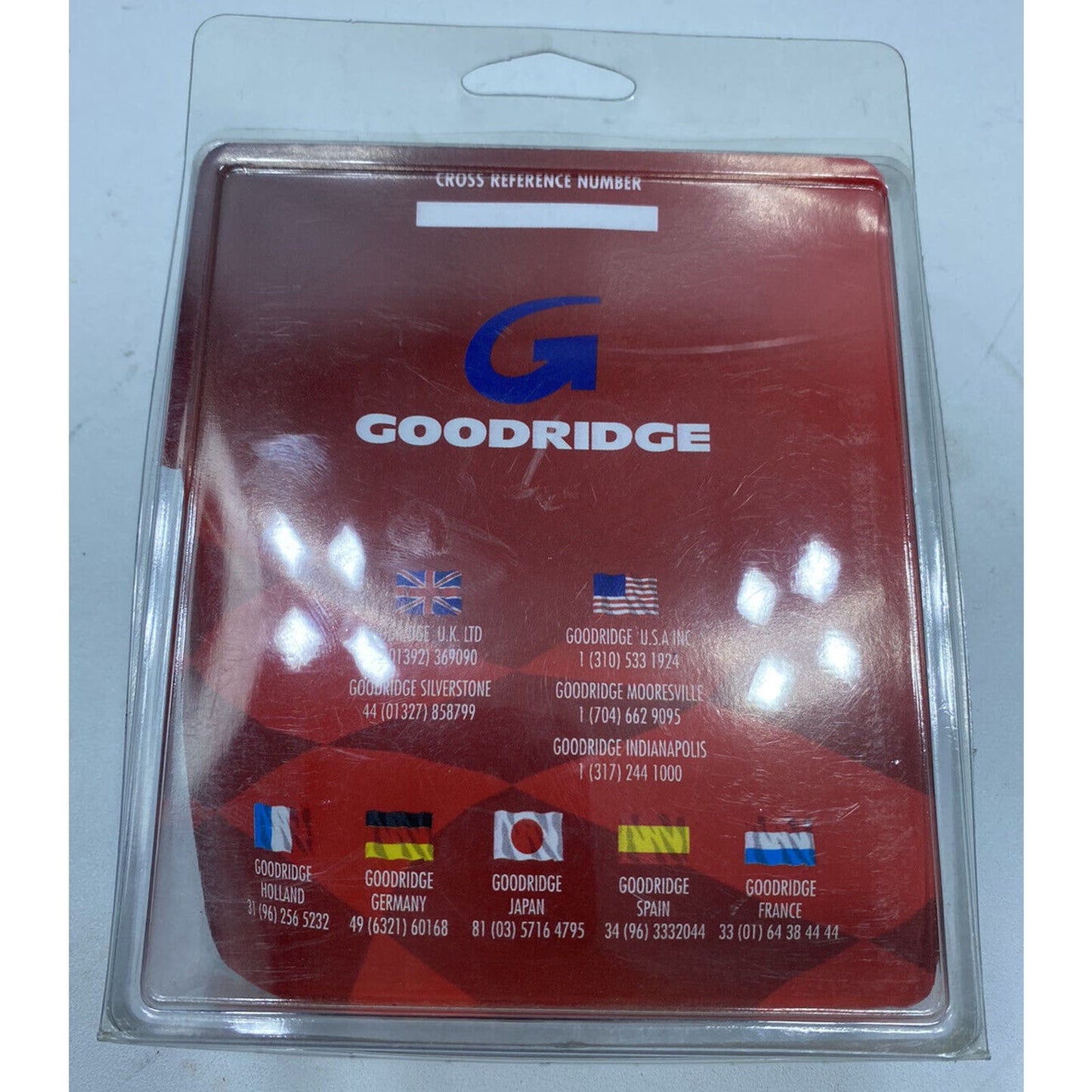 Goodridge 80334 Clear-Coat Steel Braided Brake Line Hose Chrome Ends 34" 14162