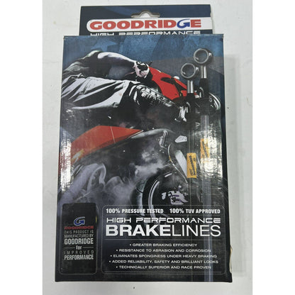 Goodridge KW2883-2FPBK Black Brake Kit Kawasaki 2011 Zx10r Front