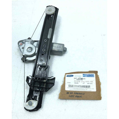 GENUINE FORD 00-02 LINCOLN LS LEFT REAR DOOR POWER WINDOW REGULATOR ASSEMBLY