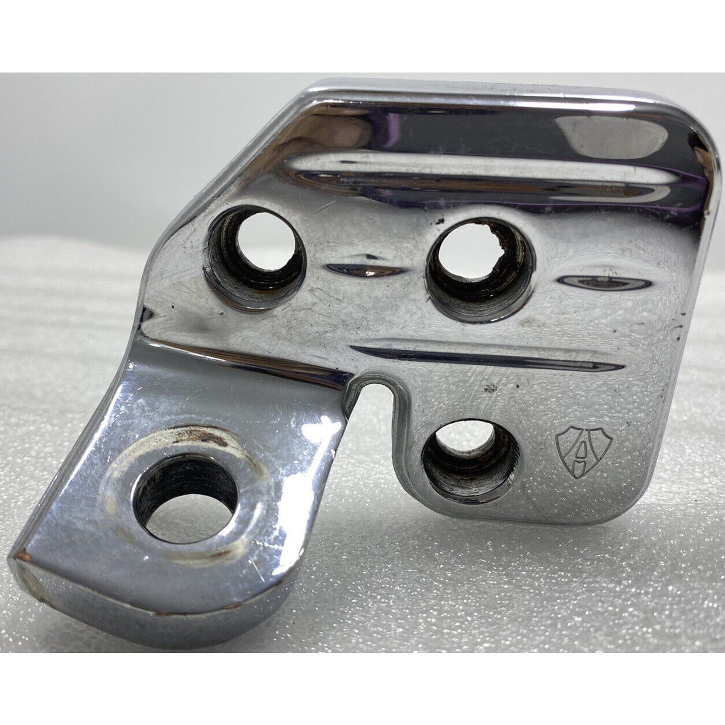 Arlen Ness 84-99 Softail Chrome Kickstand Bracket FXST Harley Ball Milled #4