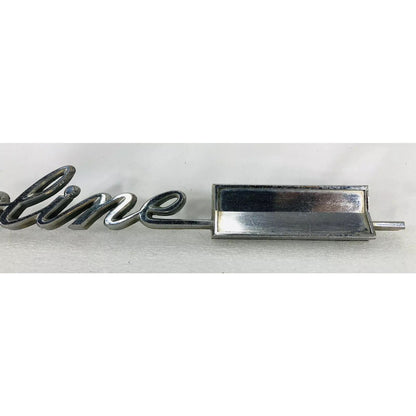 ECONOLINE E200 E100 E300 DOOR BADGE EMBLEM SCRIPT 70 71 72 73 74 1970 1971 VAN