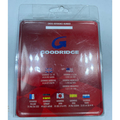 Goodridge Steel Braided Brake Hose line 65” Clear Coated Ss Brake Hose 80365