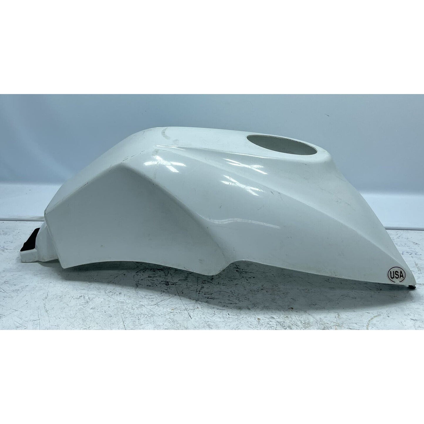 99-02 BUELL X1 LIGHTNING GAS TANK COVER FUEL WHITE