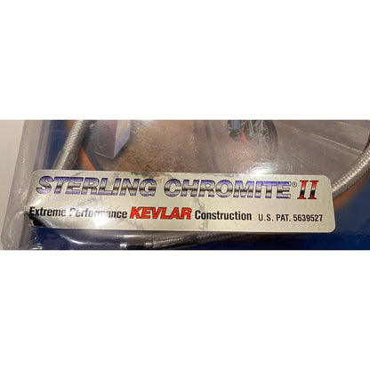 Magnum 3521 Sterling Chromite II Universal 21” Steel Braided Brake Line Hose