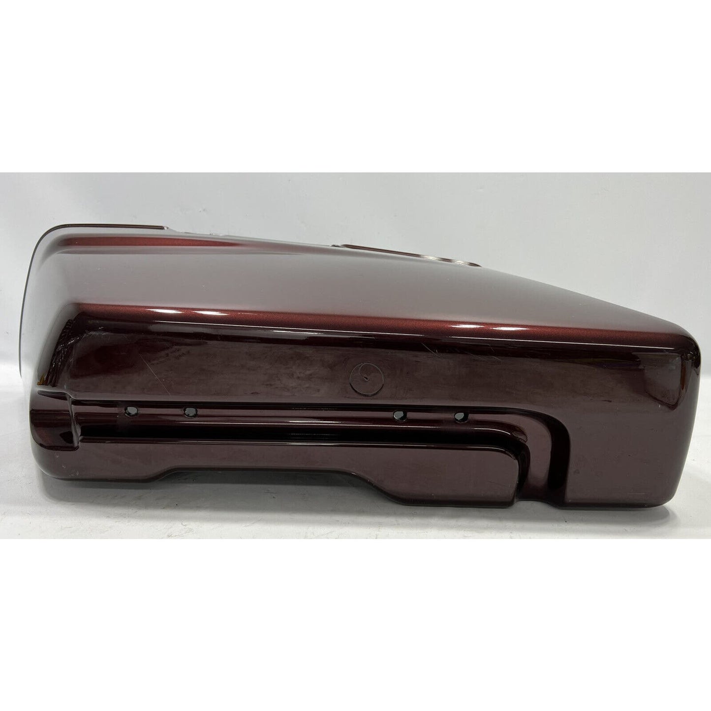 2014+ OEM Harley Left Saddlebag Red Burgundy Maroon Flake Saddle Bag