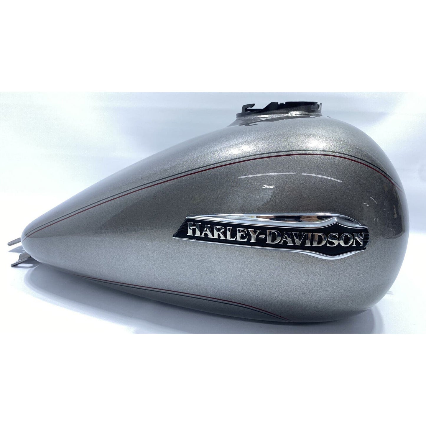 08-20 Harley OEM Touring Gas Fuel Tank Billet Silver Electra Road Glide