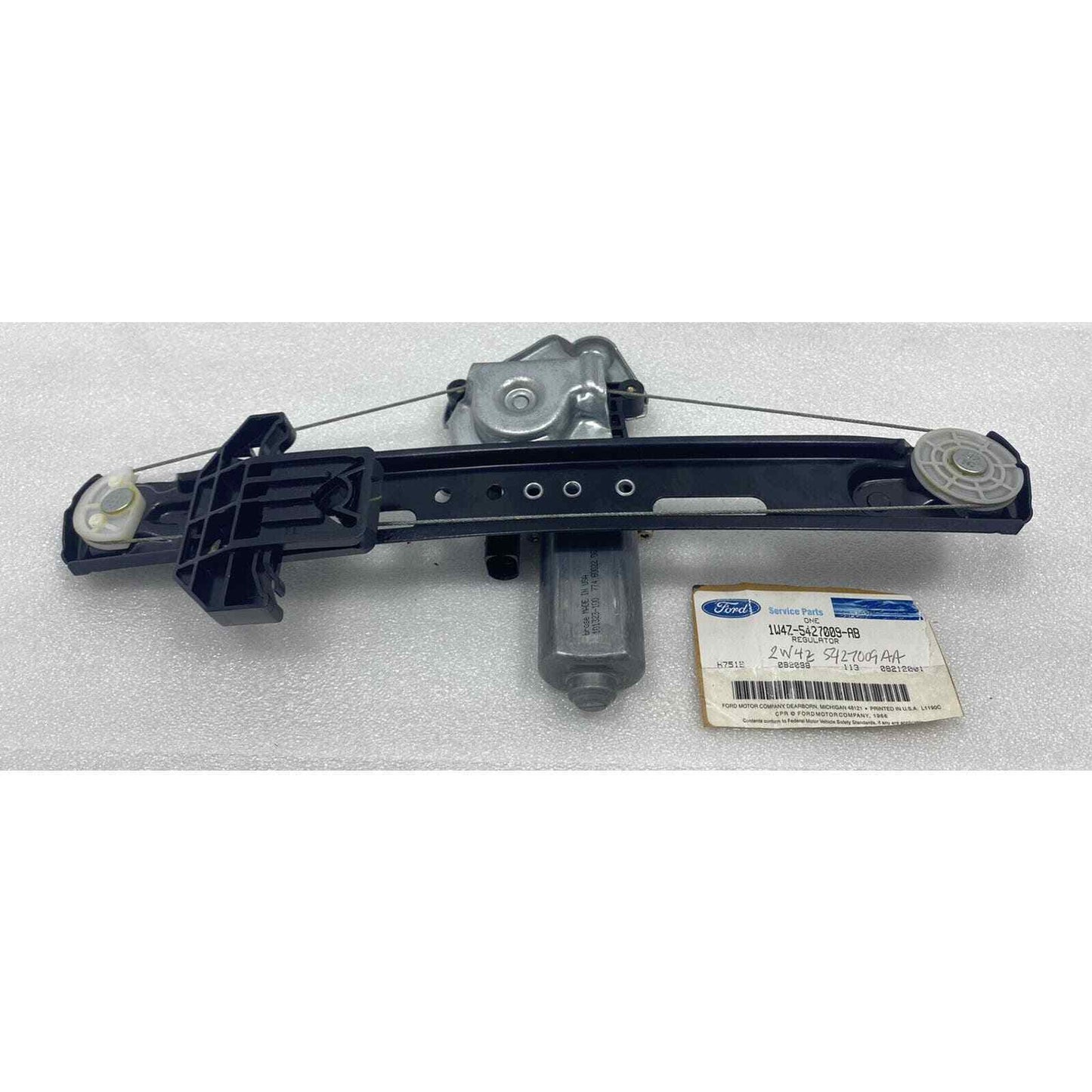 GENUINE FORD 00-02 LINCOLN LS LEFT REAR DOOR POWER WINDOW REGULATOR ASSEMBLY