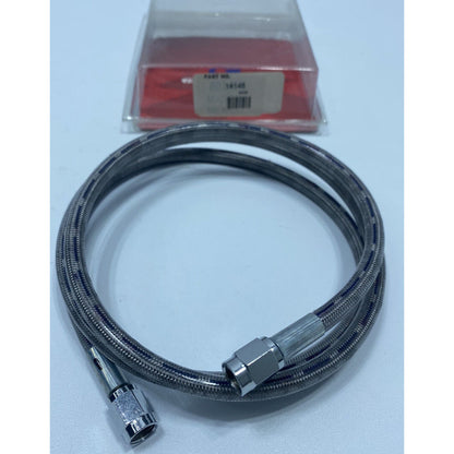 Goodridge 80346 Clear-Coat Braided Brake Line Hose Stainless Steel 46” 14148