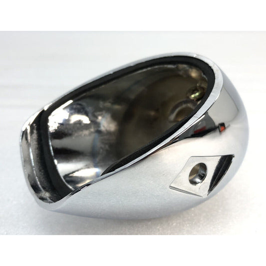 GILROY INDIAN MOTORCYCLE CO. CHROME LEFT REAR TURN SIGNAL LENS HOUSING 68-003