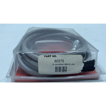 Goodridge Stainless Steel Braided Brake Line Hose 75" 80375